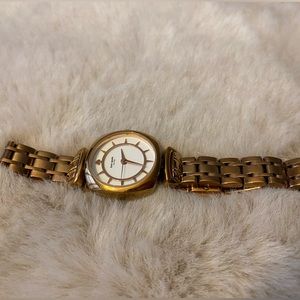 Kate Spade Rose Gold Watch - with hidden butterfly clasp in stainless steel